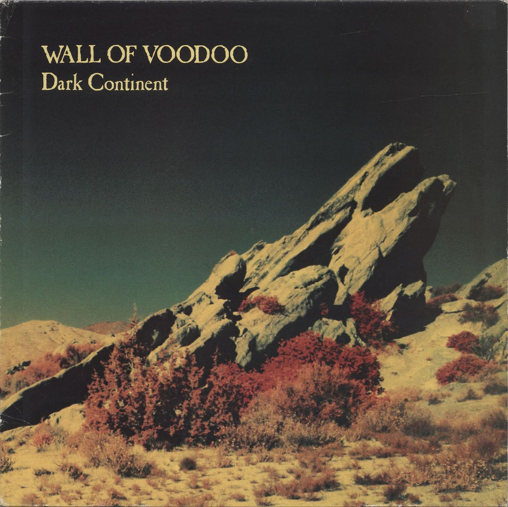 Wall Of Voodoo Dark Continent UK vinyl LP album (LP record) SP70022