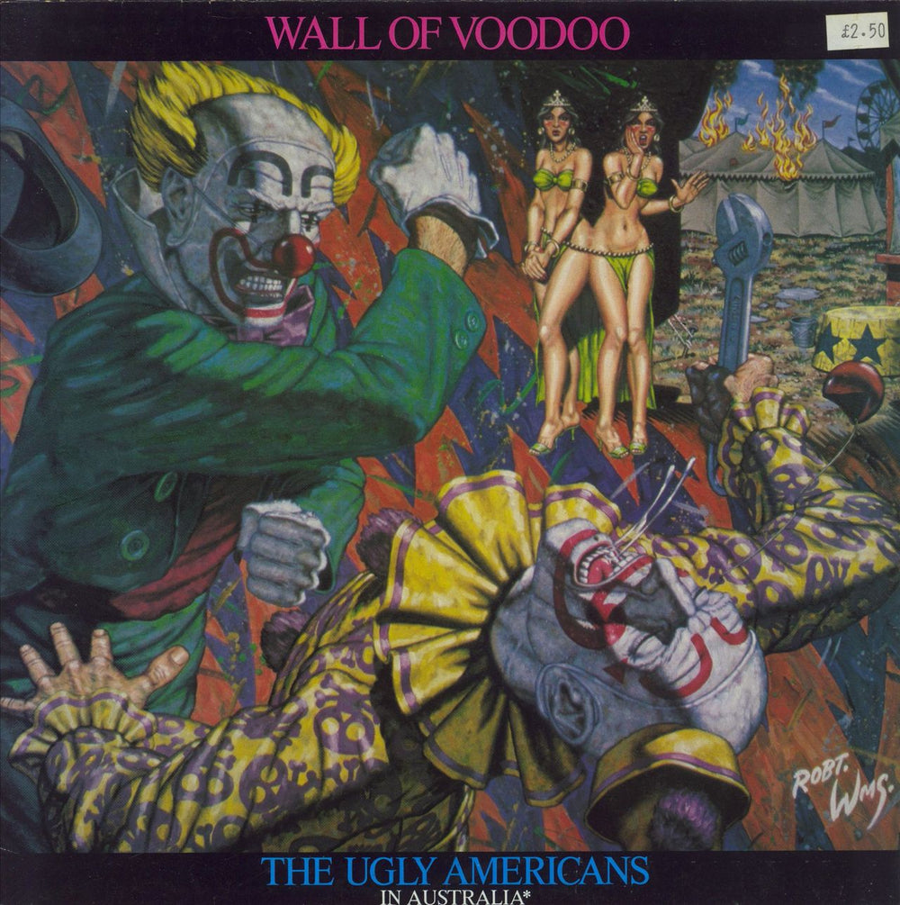 Wall Of Voodoo The Ugly Americans In Australia UK vinyl LP album (LP record) ILP22