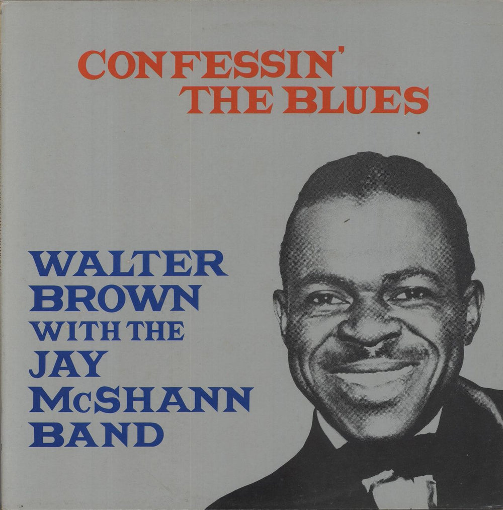 Walter Brown Confessin' The Blues UK vinyl LP album (LP record) AFF66