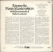 Walter Landauer Favourite Piano Masterpieces UK vinyl LP album (LP record)