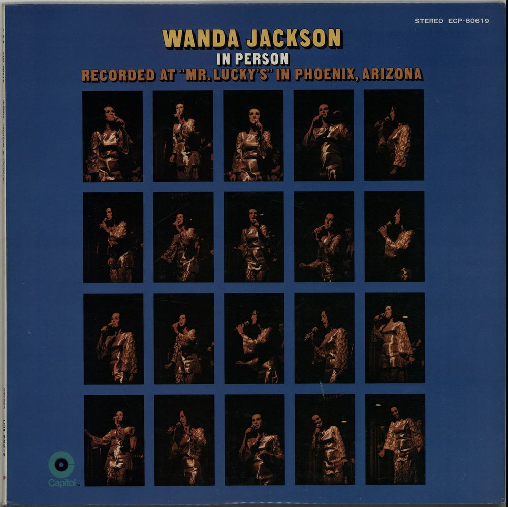 Wanda Jackson In Person Japanese Promo vinyl LP album (LP record) ECP-80619