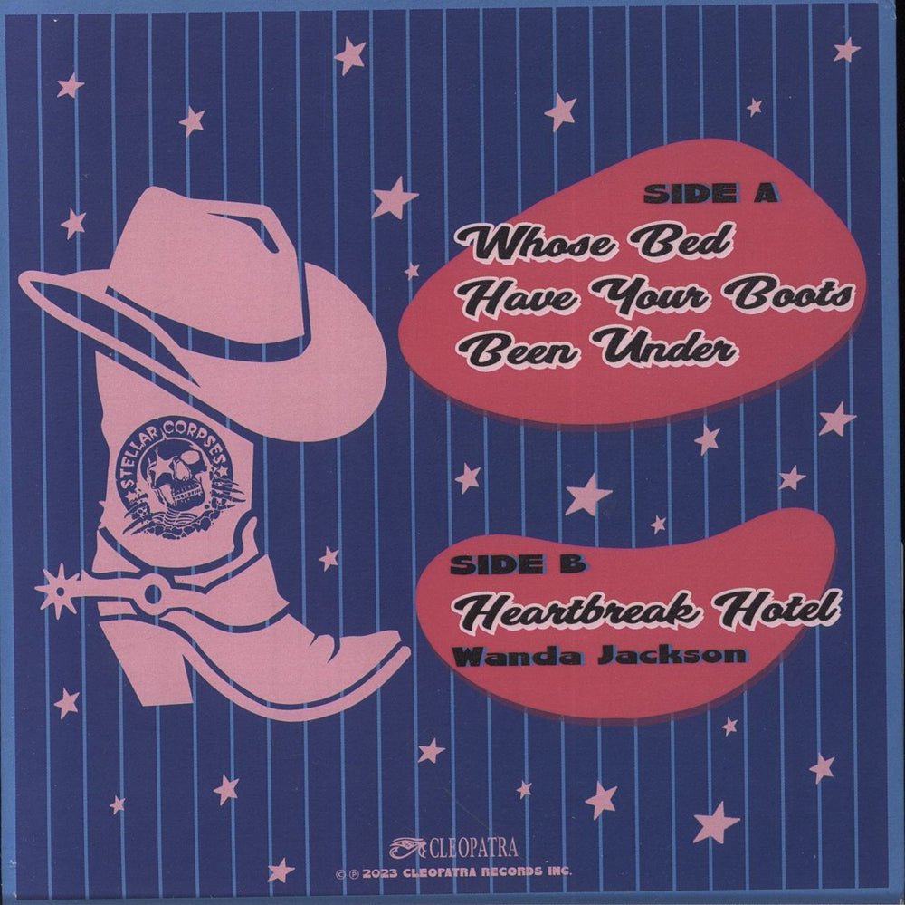 Wanda Jackson Whose Bed Have Your Boots Been Under - Pink Vinyl US 7" vinyl single (7 inch record / 45) 889466374845