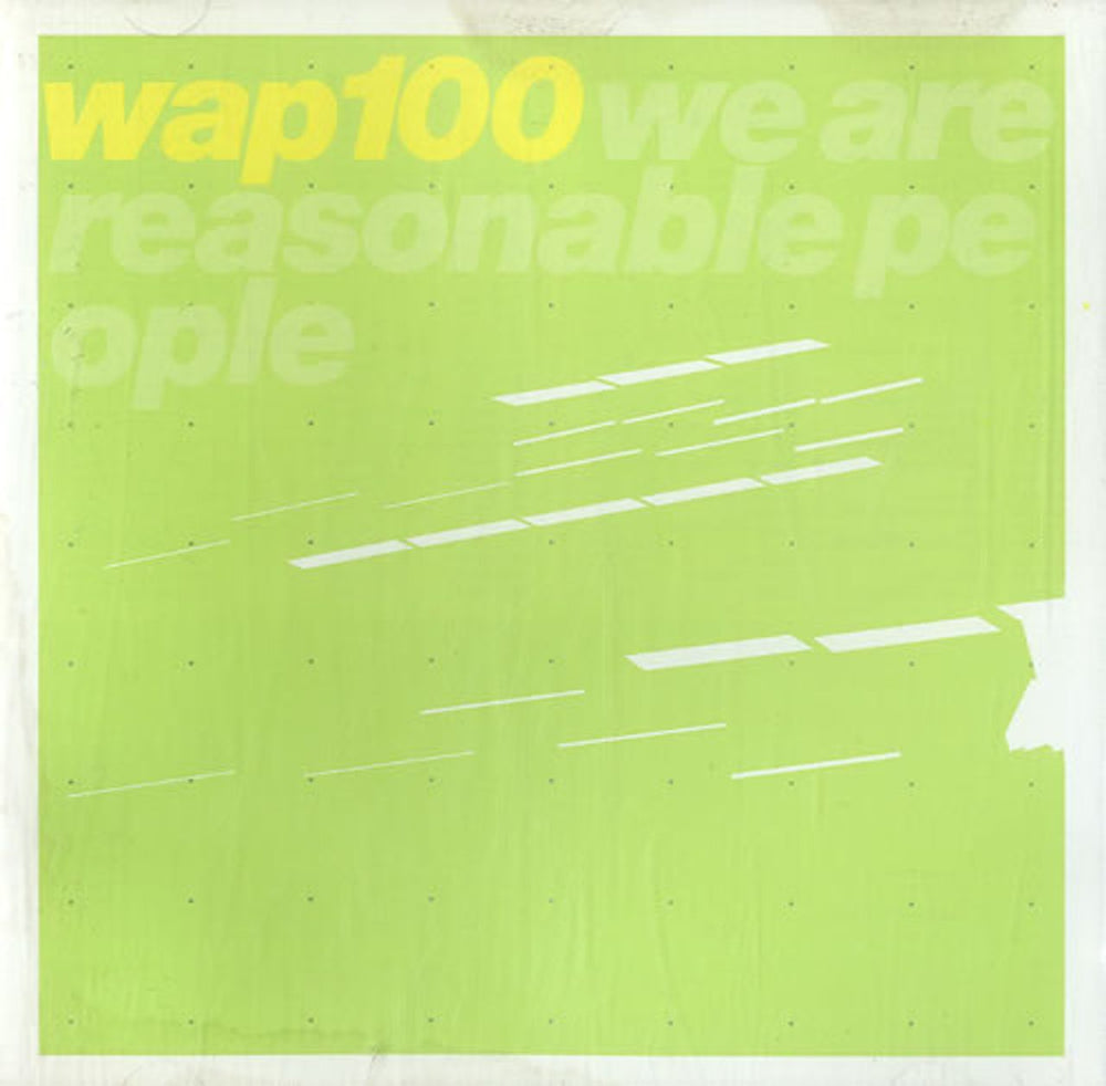 Warp We Are Reasonable People UK CD album (CDLP) WAP100CD