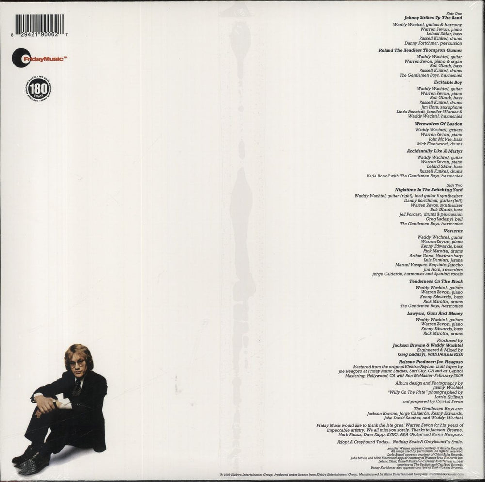 Warren Zevon Excitable Boy - Sealed UK vinyl LP album (LP record) 829421900627