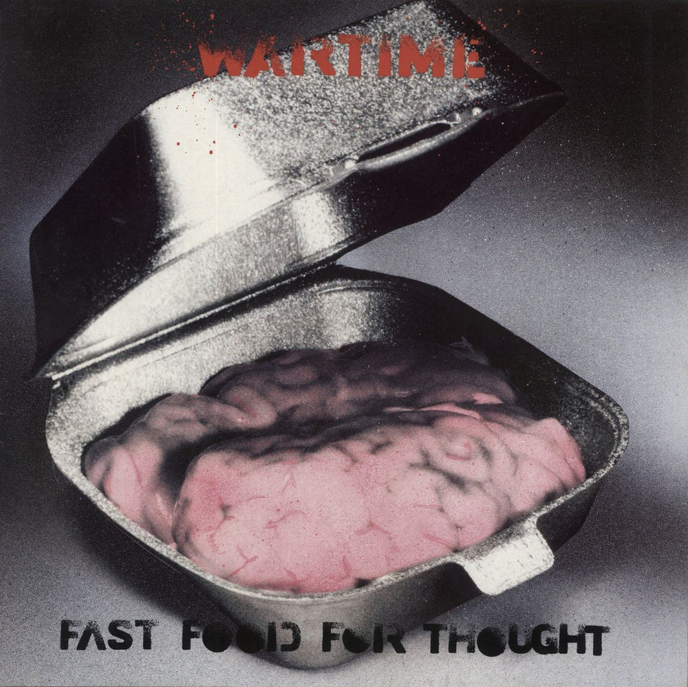 Wartime Fast Food For Thought UK 12" vinyl single (12 inch record / Maxi-single) CHM1753