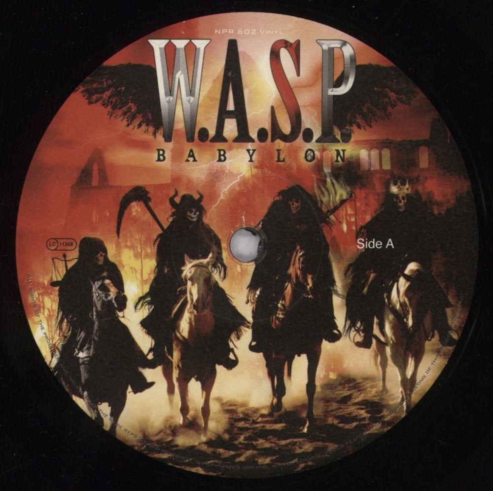 WASP Babylon German vinyl LP album (LP record) WASLPBA840660