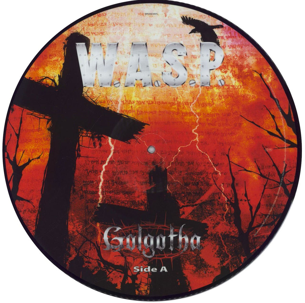 WASP Golgotha - Picture Disc Austrian 12" vinyl picture disc (12 inch picture record) WAS2PGO837970