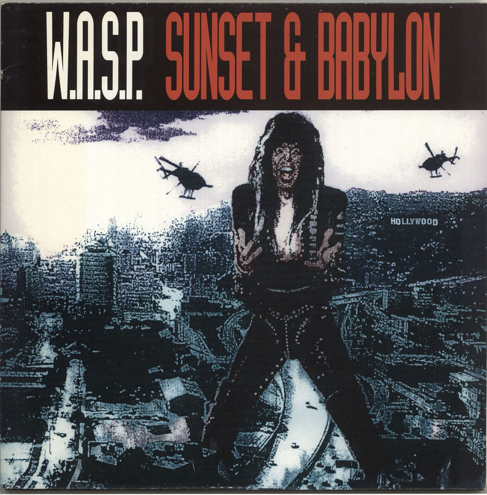 WASP Sunset & Babylon UK 12" vinyl single (12 inch record / Maxi-single) 12CLG698