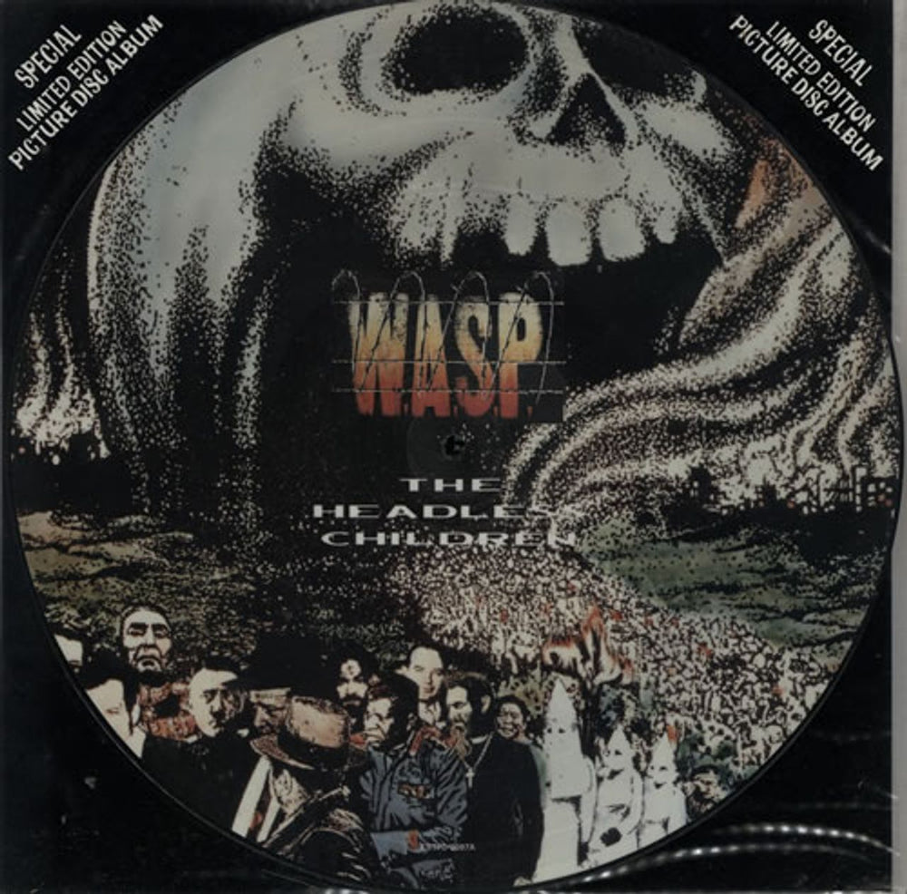 WASP The Headless Children UK picture disc LP (vinyl picture disc album) ESTPD2087