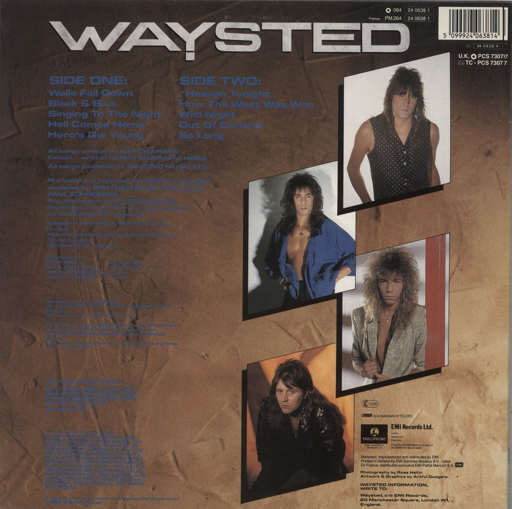 Waysted Save Your Prayers UK vinyl LP album (LP record) 5099924063814