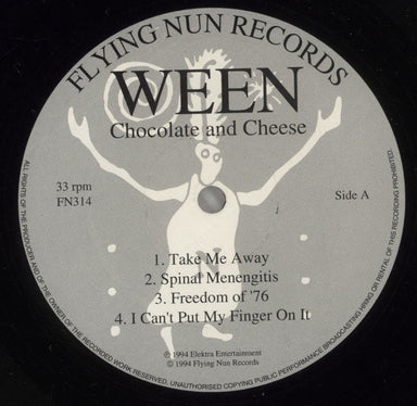 Ween Chocolate and Cheese - Hypesticker + 7" UK 2-LP vinyl record set (Double LP Album) EEN2LCH882178