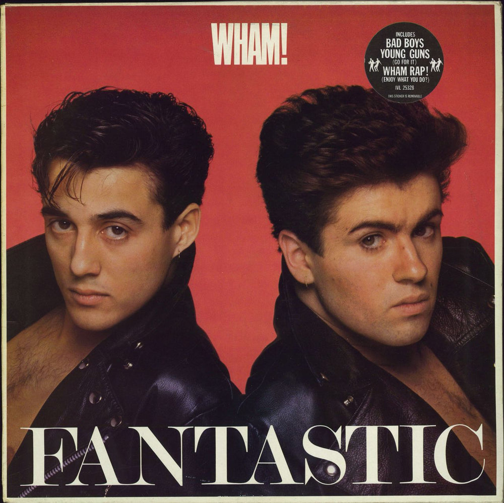 Wham Fantastic - 3 song stickered p/s UK vinyl LP album (LP record) IVL25328