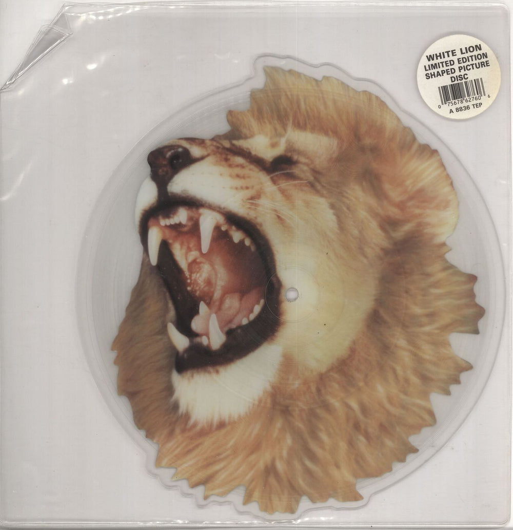 White Lion Radar Love UK shaped picture disc (picture disc vinyl record) A8836TEP