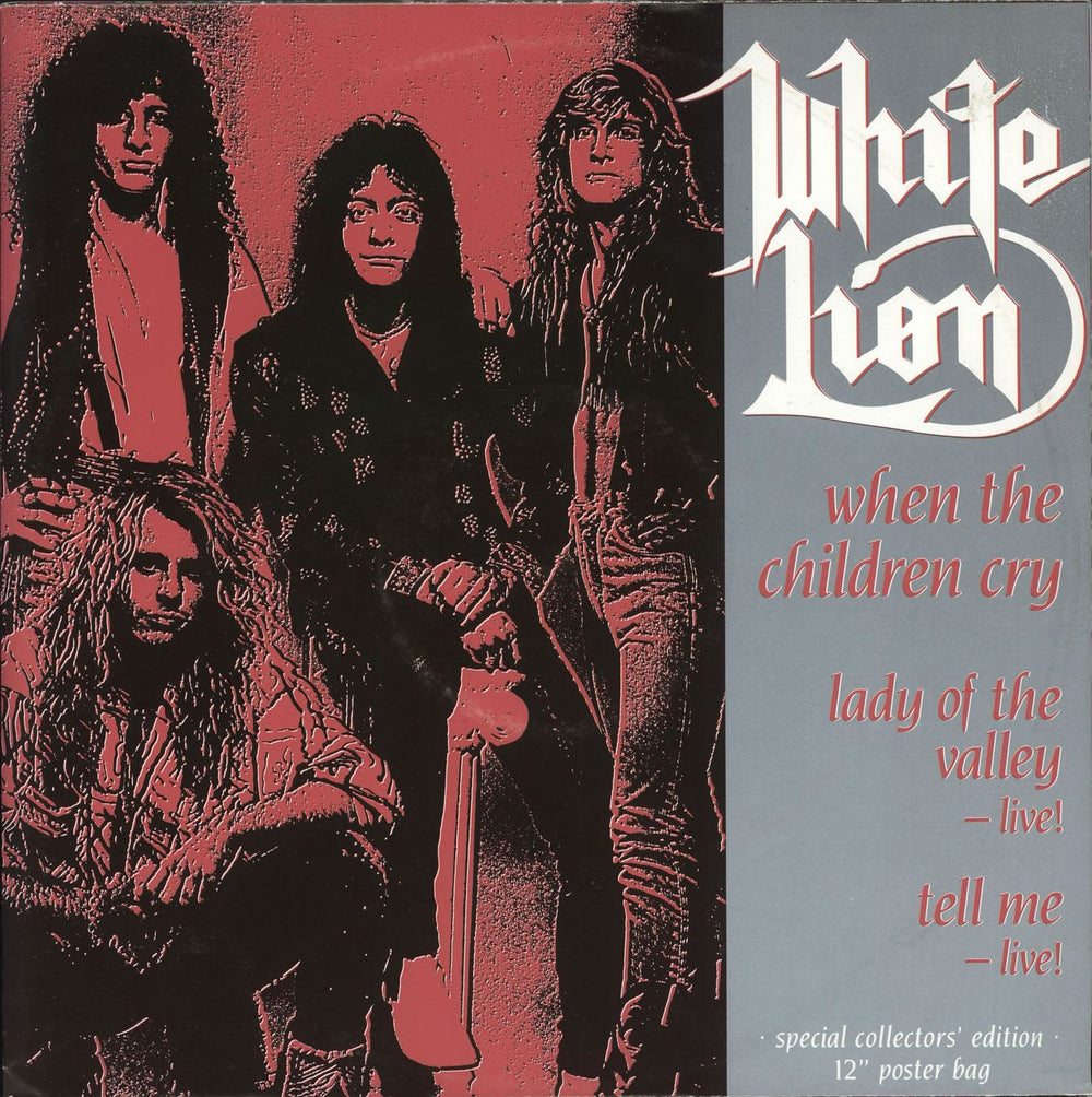 White Lion When The Children Cry UK 12" vinyl single (12 inch record / Maxi-single) A9015T