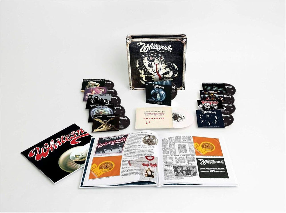 Whitesnake Box 'O' Snakes [The Sunburst Years 1978-1982] UK CD Album Box Set WHIDXBO695542