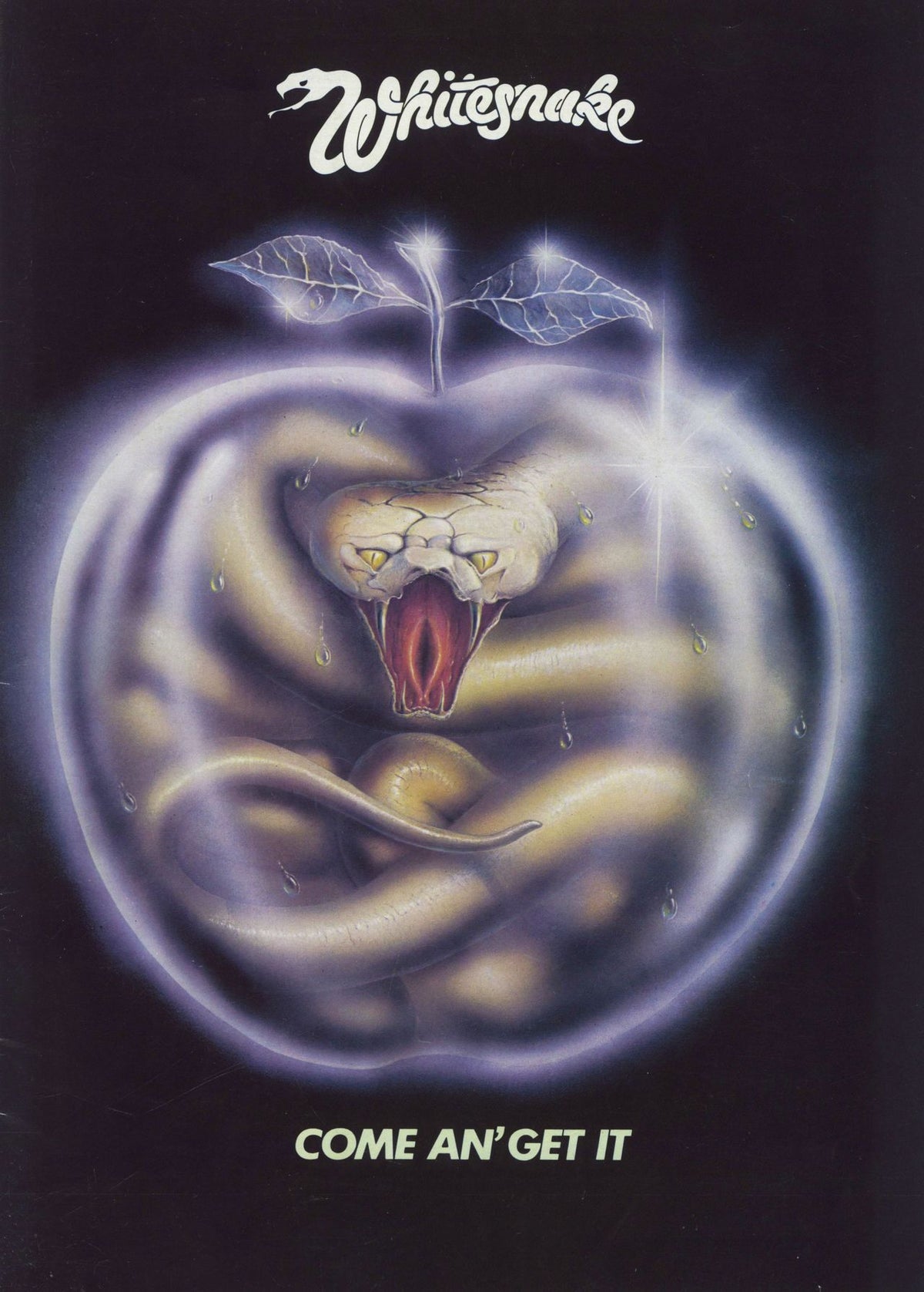 Whitesnake Come An' Get It + Merch Insert UK Tour programme
