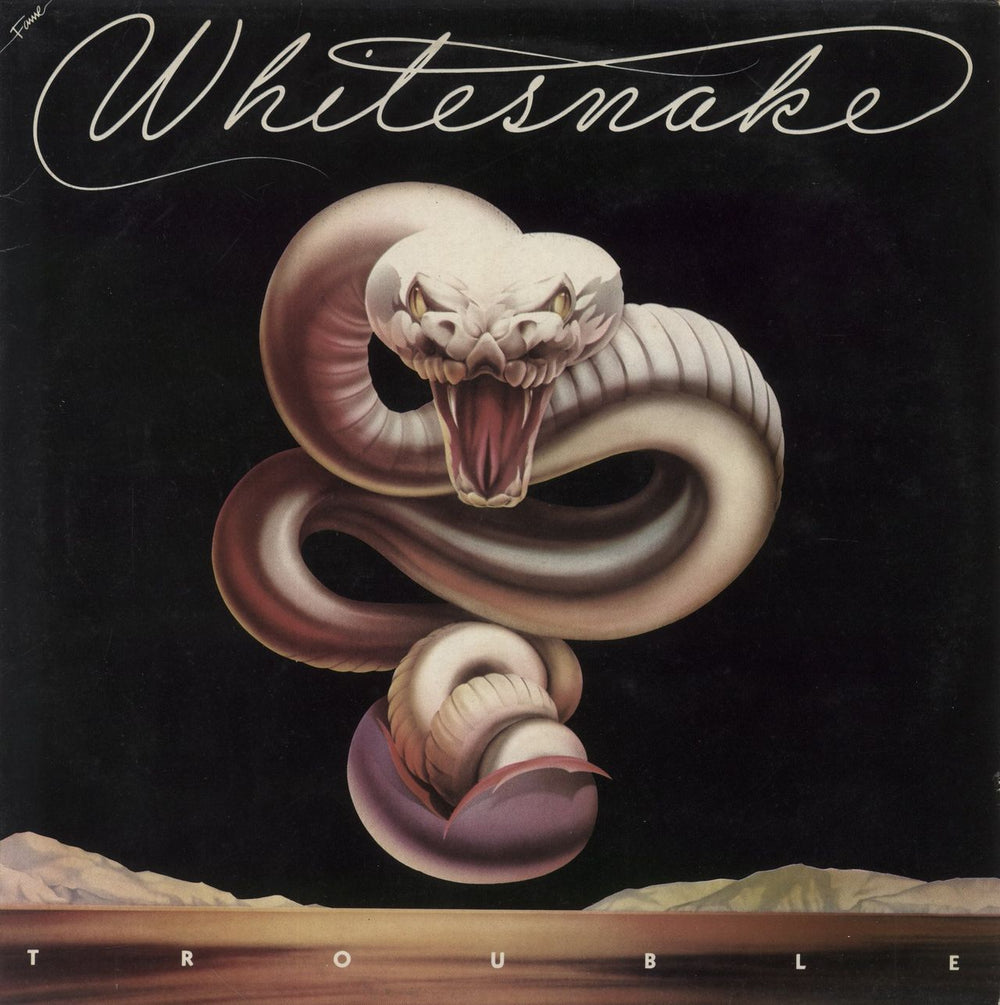 Whitesnake Trouble UK vinyl LP album (LP record) FA3002