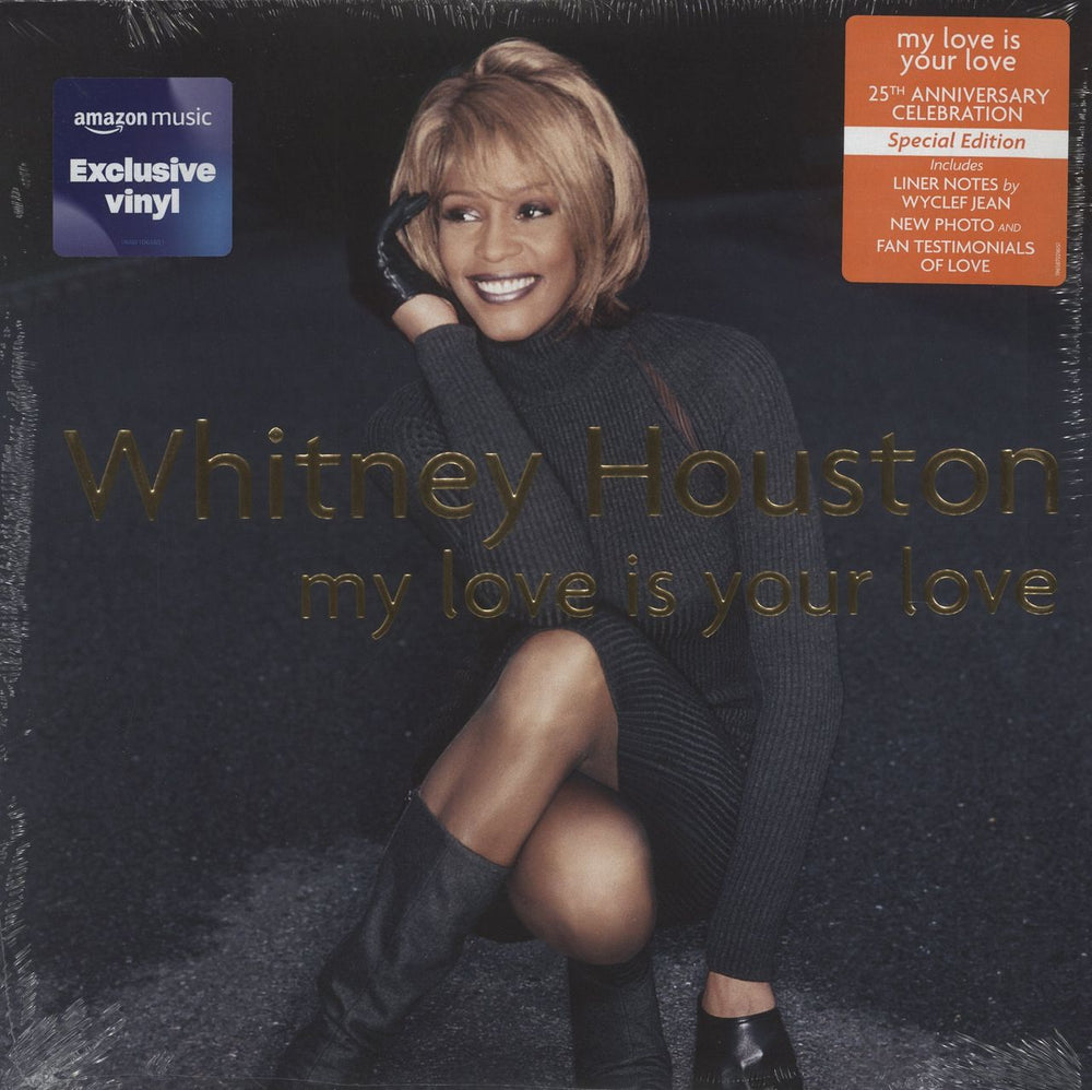 Whitney Houston My Love Is Your Love - 25th Anniversary Edition - Clear Vinyl US 2-LP vinyl record set (Double LP Album) 19658702161