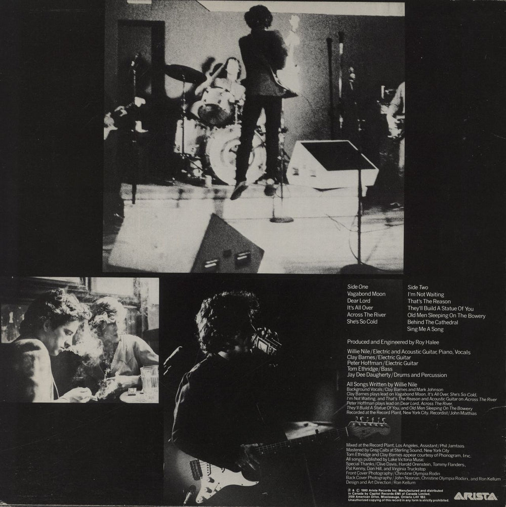 Willie Nile Willie Nile Canadian vinyl LP album (LP record)