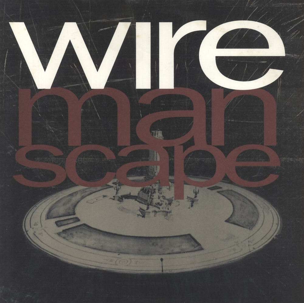 Wire Manscape UK vinyl LP album (LP record) STUMM80