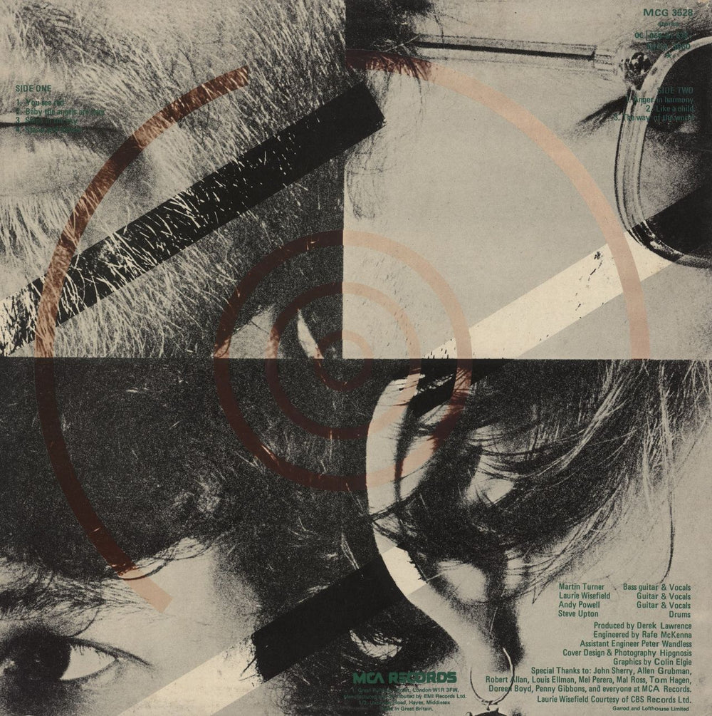 Wishbone Ash No Smoke Without Fire UK vinyl LP album (LP record)