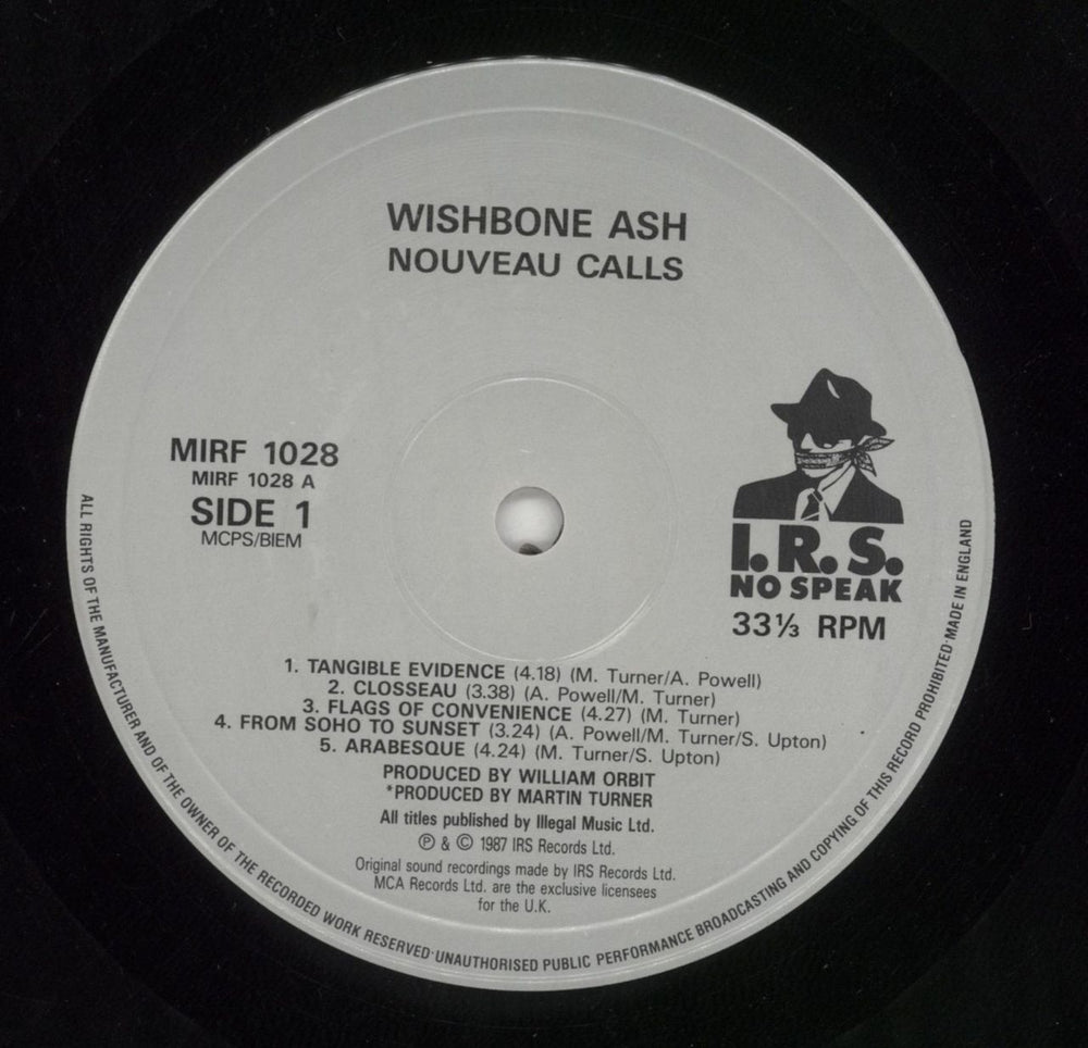 Wishbone Ash Nouveau Calls - EX UK vinyl LP album (LP record) WSHLPNO797230