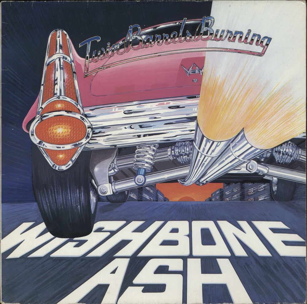Wishbone Ash Twin Barrels Burning German vinyl LP album (LP record) 0060.562