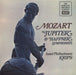 Wolfgang Amadeus Mozart Mozart: "Jupiter" & "Haffner" Symphonies UK vinyl LP album (LP record) SPA336