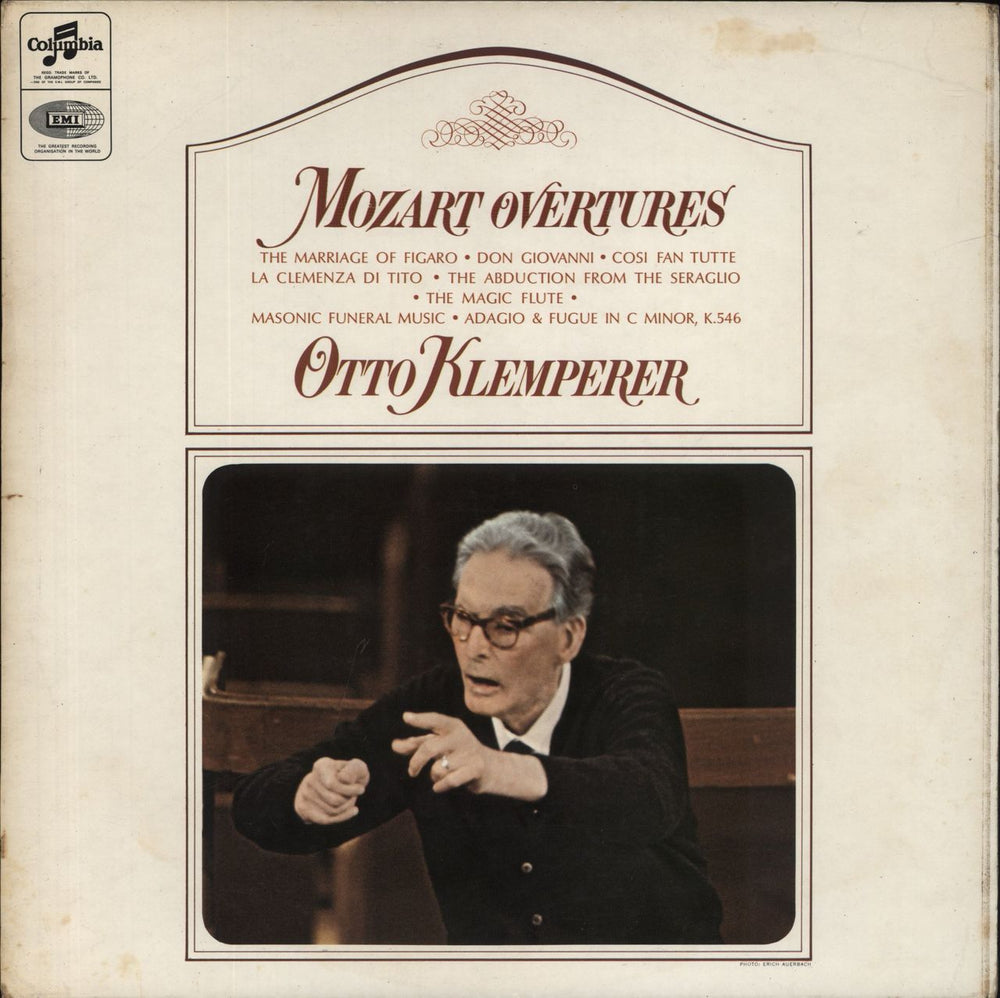 Wolfgang Amadeus Mozart Mozart Overtures - 2nd UK vinyl LP album (LP record) SAX2587