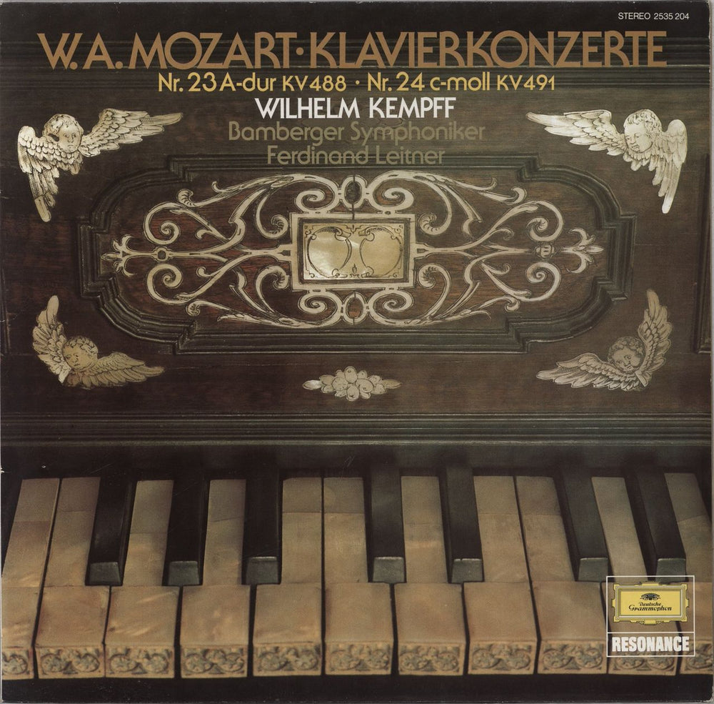 Wolfgang Amadeus Mozart Piano Concertos No. 23 In A Major, K. 488 / No. 24 In C Minor, K. 491 German vinyl LP album (LP record) 2535204