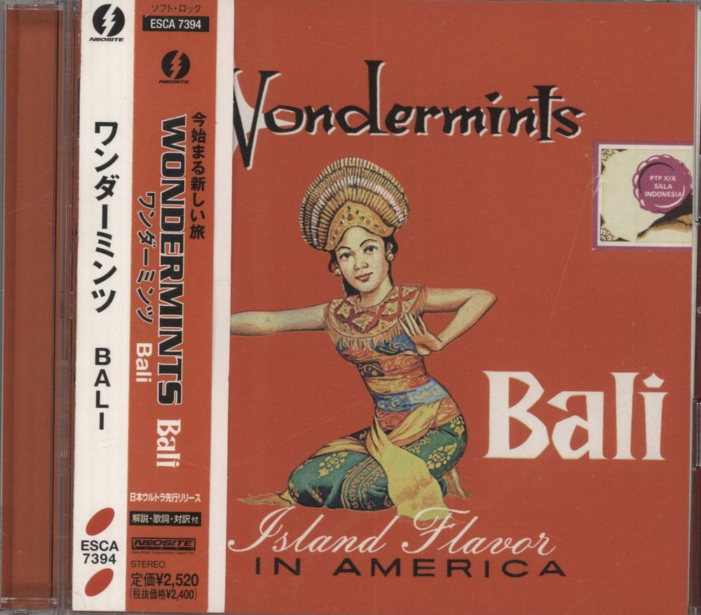 Wondermints Bali Japanese CD album (CDLP) ESCA7394