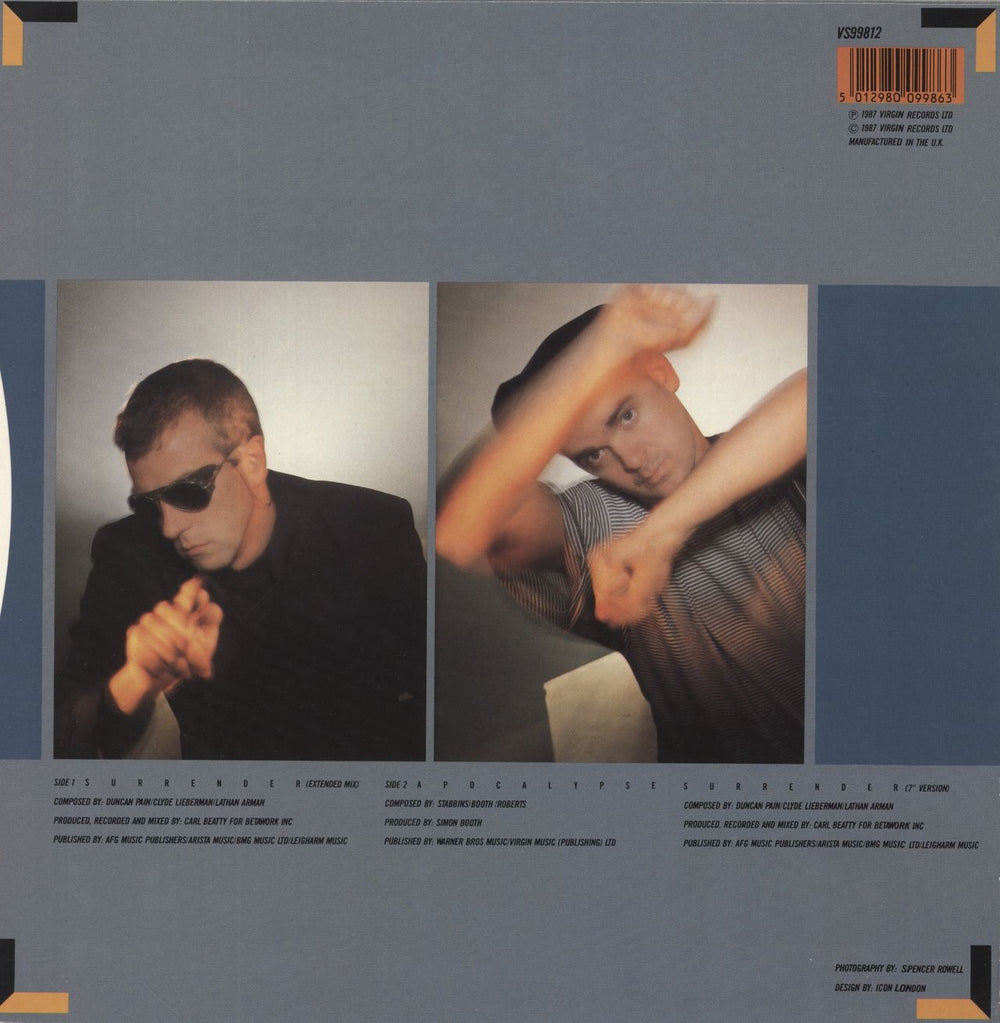 Working Week Surrender UK 12" vinyl single (12 inch record / Maxi-single) 5012980099863