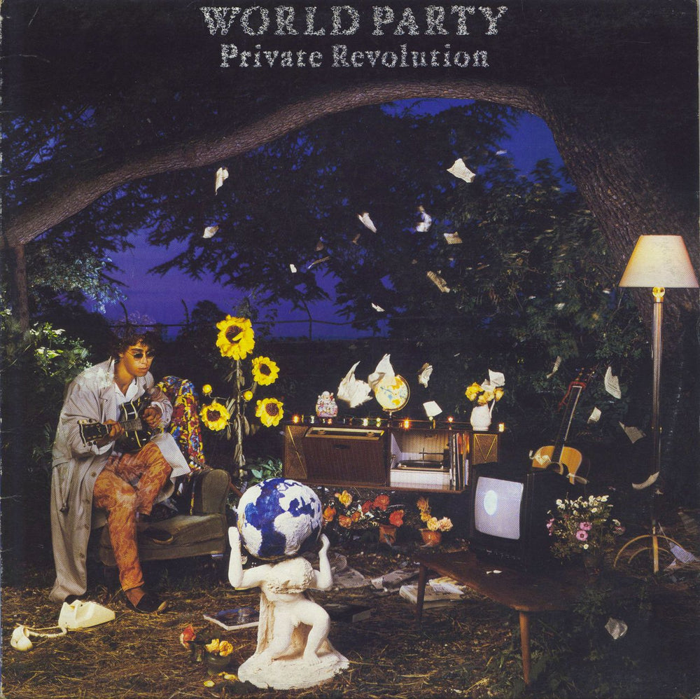 World Party Private Revolution Australian vinyl LP album (LP record) L38734