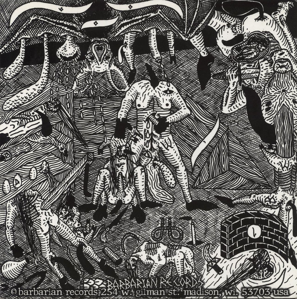 Wormsblood Mastery Of Creation Demos US vinyl LP album (LP record)