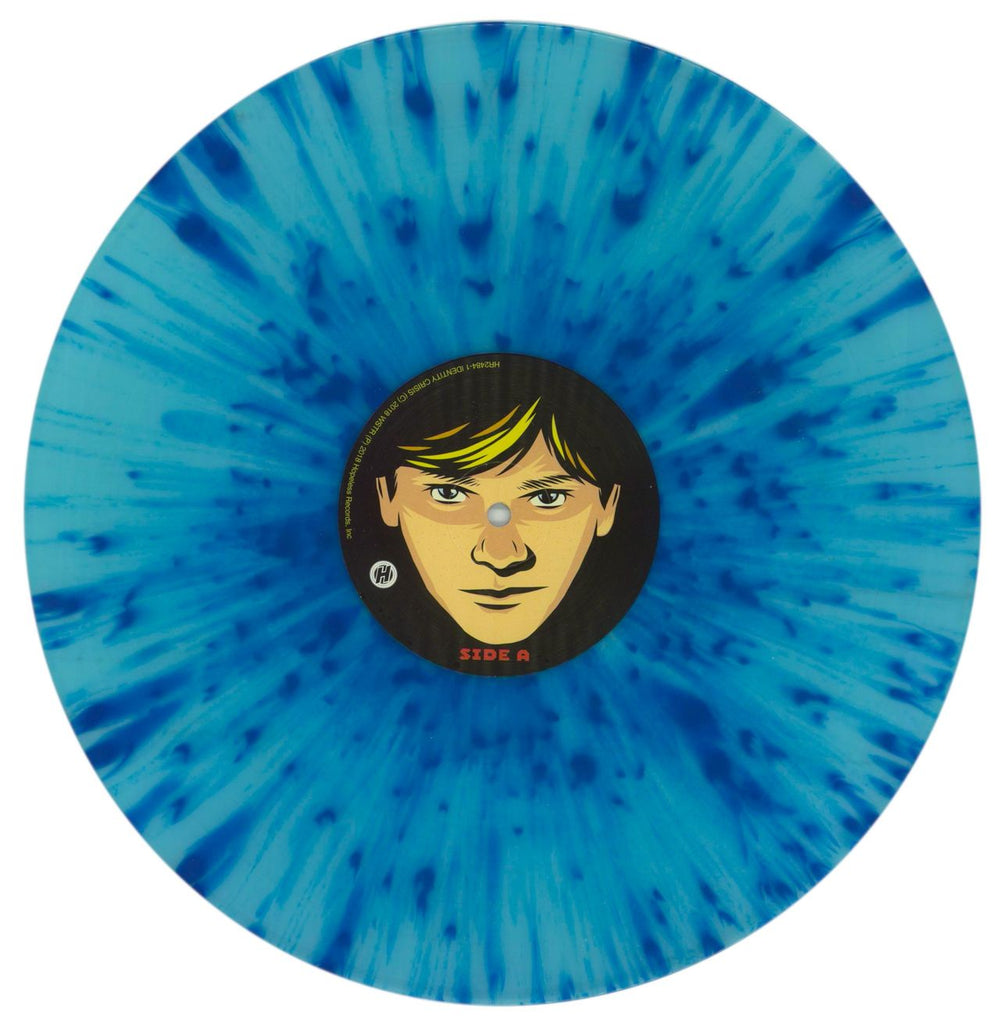 WSTR Identity Crisis - Clear Blue Splatter Vinyl UK vinyl LP album (LP record) 9X8LPID865303