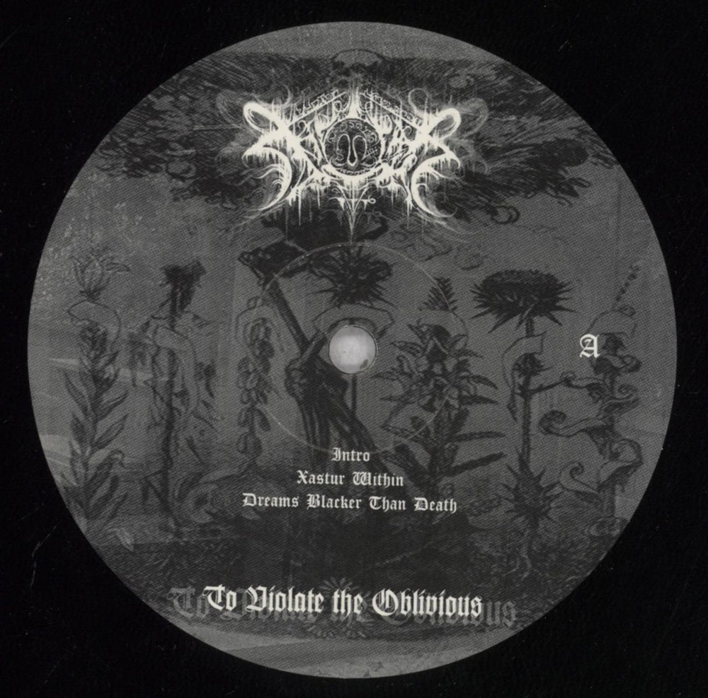 Xasthur To Violate The Oblivious Portugese 2-LP vinyl record set (Double LP Album) 6D32LTO837517