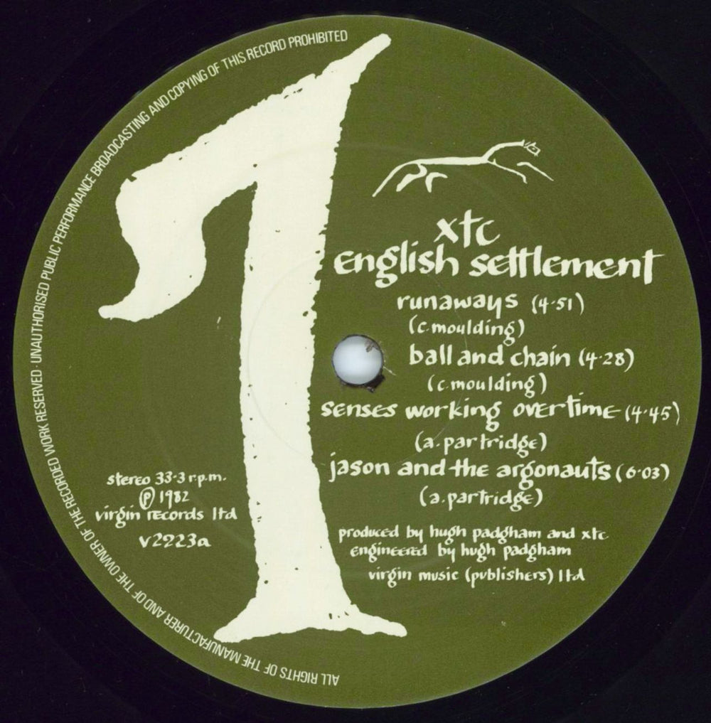 XTC English Settlement - White Titles - VG/EX - Stickered Sleeve UK 2-LP vinyl record set (Double LP Album) XTC2LEN539108