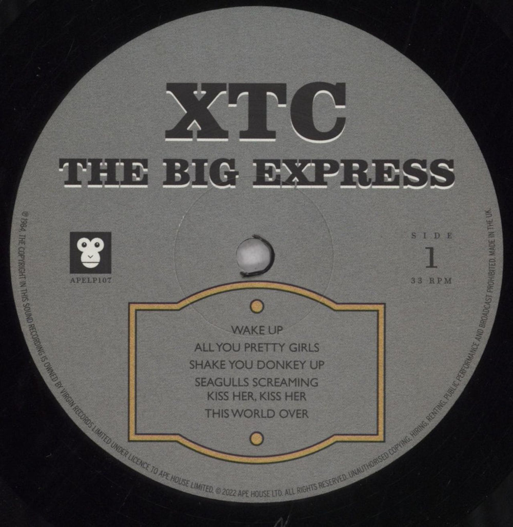 XTC The Big Express - Remastered 200 Gram Super Heavyweight Vinyl UK vinyl LP album (LP record) XTCLPTH845995