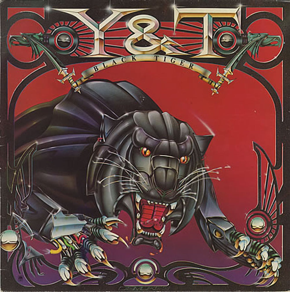 Y&T Black Tiger UK vinyl LP album (LP record) AMLH64910