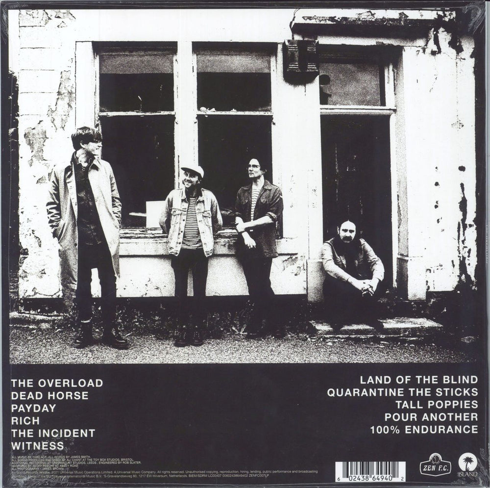 Yard Act The Overload - Ghetto Lettuce Green Vinyl 180 Gram - Sealed UK vinyl LP album (LP record) 602438649402