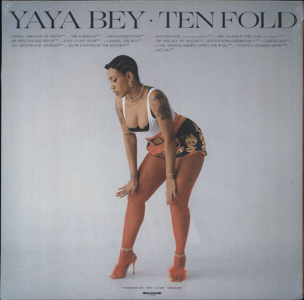 Yaya Bey Ten Fold - Red Vinyl - Sealed UK vinyl LP album (LP record) 5054429193237