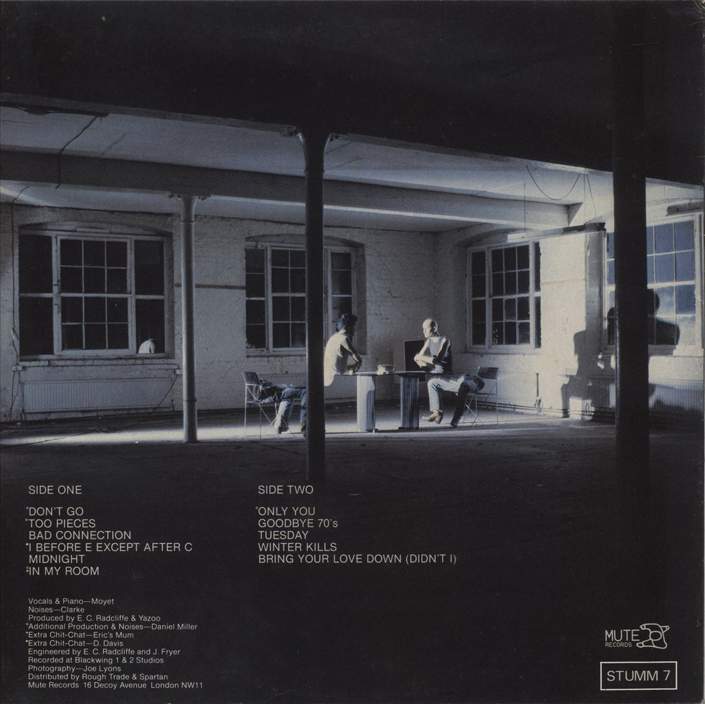 Yazoo Upstairs At Eric's UK vinyl LP album (LP record)