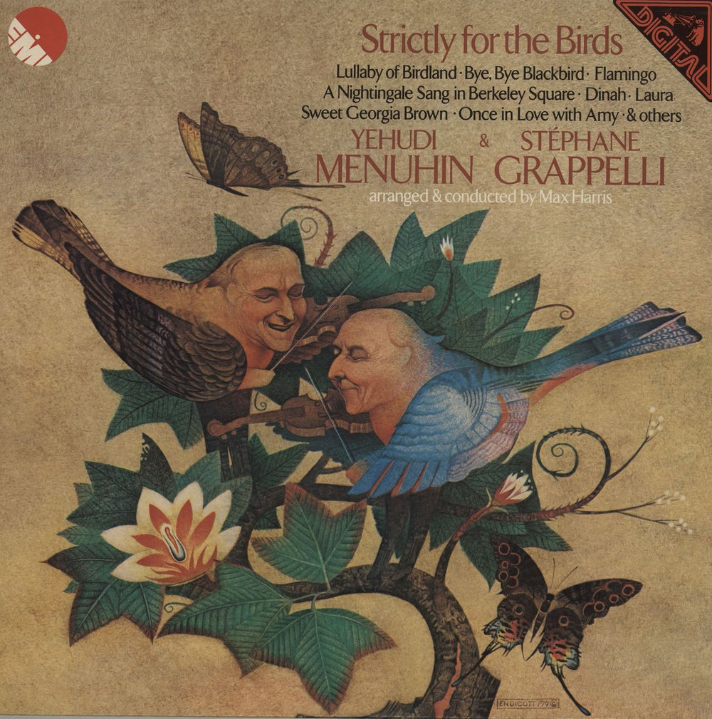 Yehudi Menuhin & Stéphane Grappelli Strictly For The Birds UK vinyl LP album (LP record) EMD5533