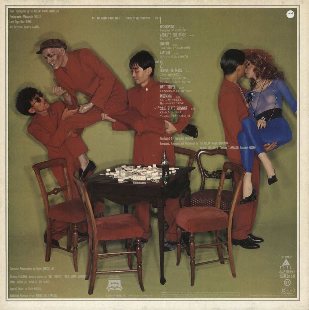 Yellow Magic Orchestra Solid State Survivor UK vinyl LP album (LP record)