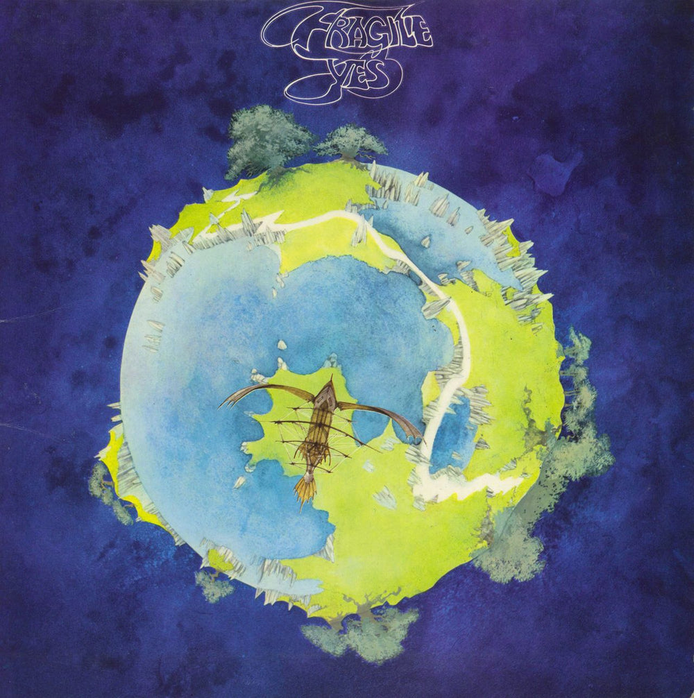 Yes Fragile - 2nd - EX UK vinyl LP album (LP record) K50009