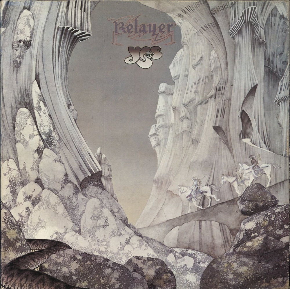 Yes Relayer - 1st - EX Italian vinyl LP album (LP record) W50096