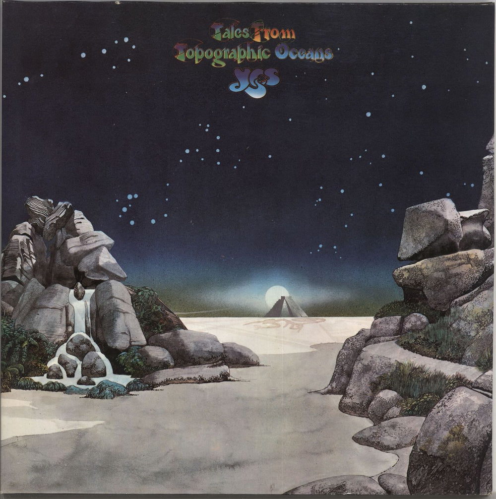 Yes Tales From Topographic Oceans German 2-LP vinyl record set (Double LP Album) ATL80001