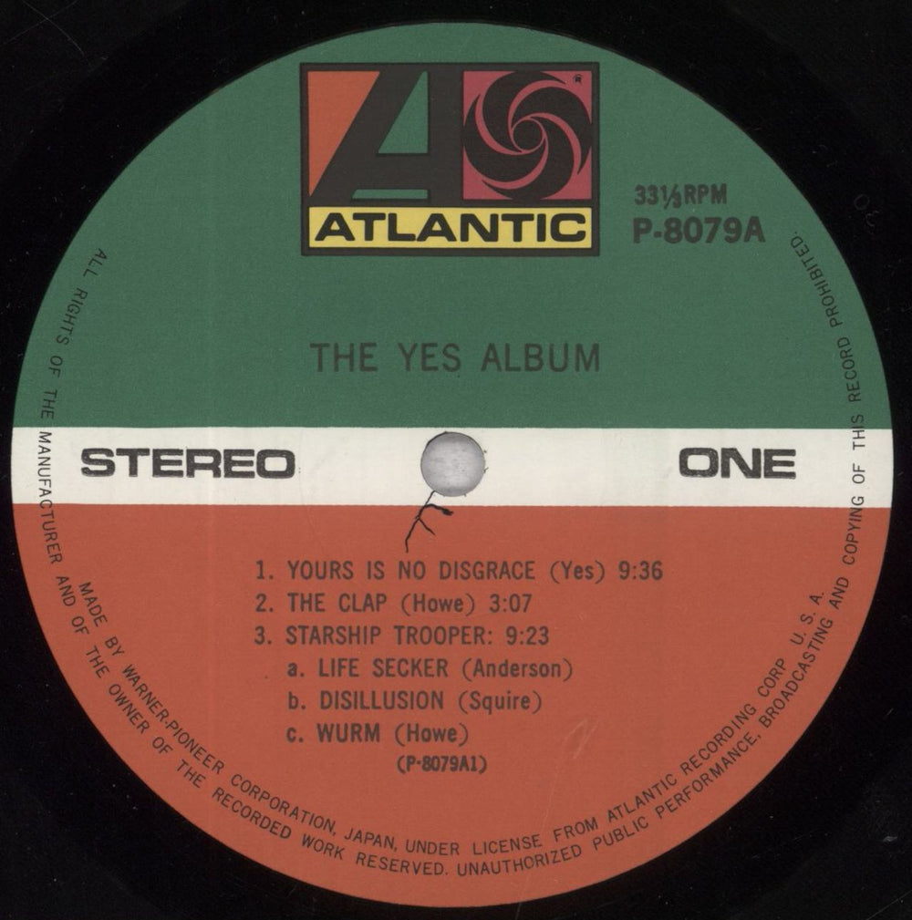 Yes The Yes Album Japanese vinyl LP album (LP record) YESLPTH213449