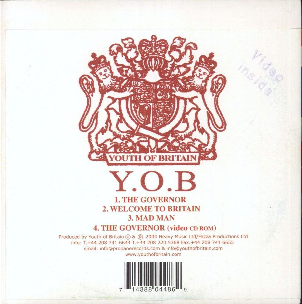 Youth Of Britain Welcome To Britain E.P. UK CD single (CD5 / 5") 714388044869