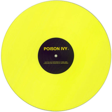 Yung Lean Poison Ivy - Yellow Vinyl Swedish vinyl LP album (LP record) 8VWLPPO852670